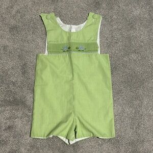 Smocked Turtle Jon Jon One Piece- Amanda Remembered